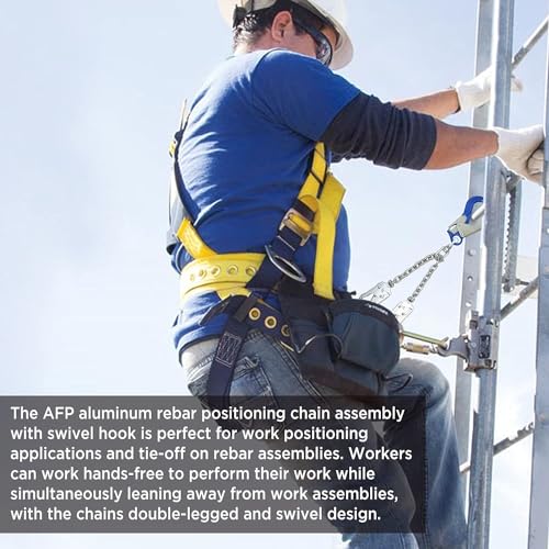 AFP Rebar Positioning Chain Assembly with Swivel Hook (Aluminum) - Image 5