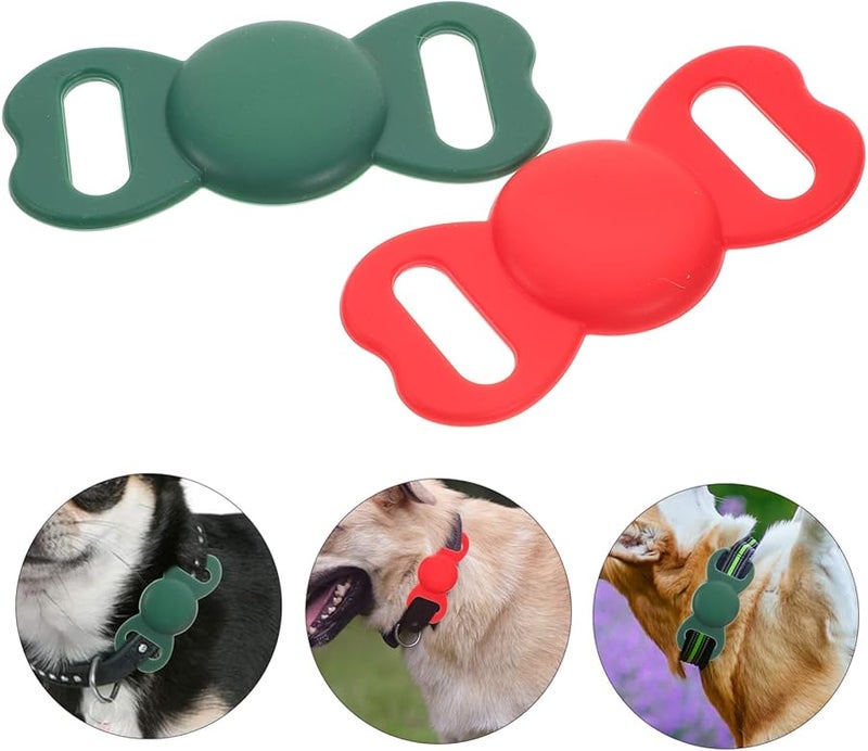 Jogfuny 2 حزمة واقية من السيليكون مقاوم للصدمات غطاء حالة لطوق الكلب تعقب الحيوانات الأليفة سهلة التركيب - Image 5