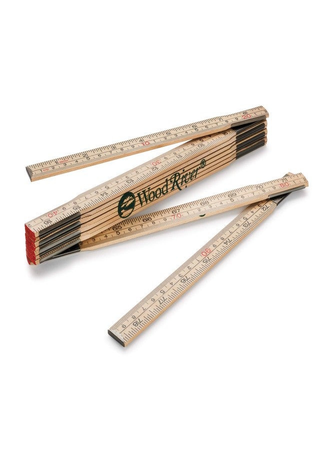 Woodriver Folding Rule Inches and Centimeters 6 Foot Long - Image 5