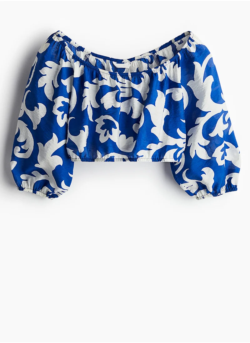 H&M Cropped Blouse