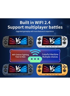 Powkiddy POWKIDDY RGB10 MAX3 Handheld Game Console, 5 Inch IPS Screen Retro Video Game Console Open Source Linux Game Player, Support WiFi & Bluetooth,10000+ Games Portable PSP (Black, 128G)  - Image 5