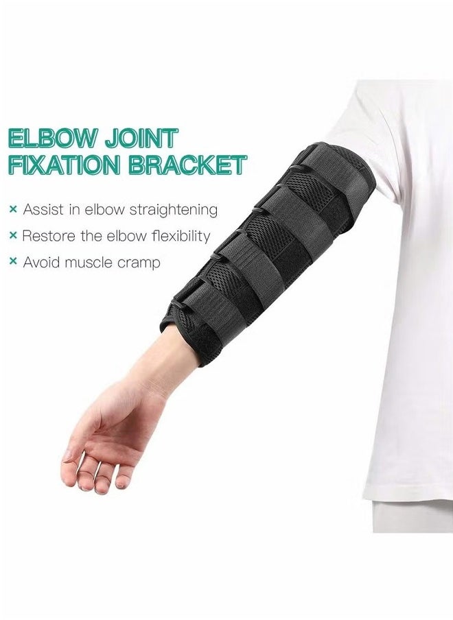 HY - Arm Splint Support Elbow Fracture Immobilizer Protector for Cubital Tunnel Ulnar Nerve Injuries Night Stabilizer Support Sleeve Fixing Brace of Elbow Joint Arm Splint (M) - Image 1