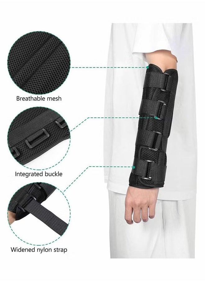 HY - Arm Splint Support Elbow Fracture Immobilizer Protector for Cubital Tunnel Ulnar Nerve Injuries Night Stabilizer Support Sleeve Fixing Brace of Elbow Joint Arm Splint (M) - Image 1