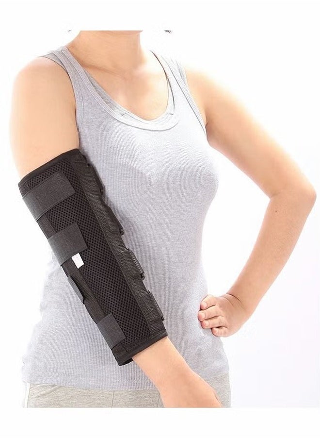 HY - Arm Splint Support Elbow Fracture Immobilizer Protector for Cubital Tunnel Ulnar Nerve Injuries Night Stabilizer Support Sleeve Fixing Brace of Elbow Joint Arm Splint (M) - Image 1