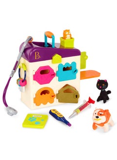 B. Toys Toy Vet Set For Toddlers Kids Pet Care Set Pretend Play Set Vet Clinic Tools Plush Toys 2 Years + Pet Vet  - Image 1