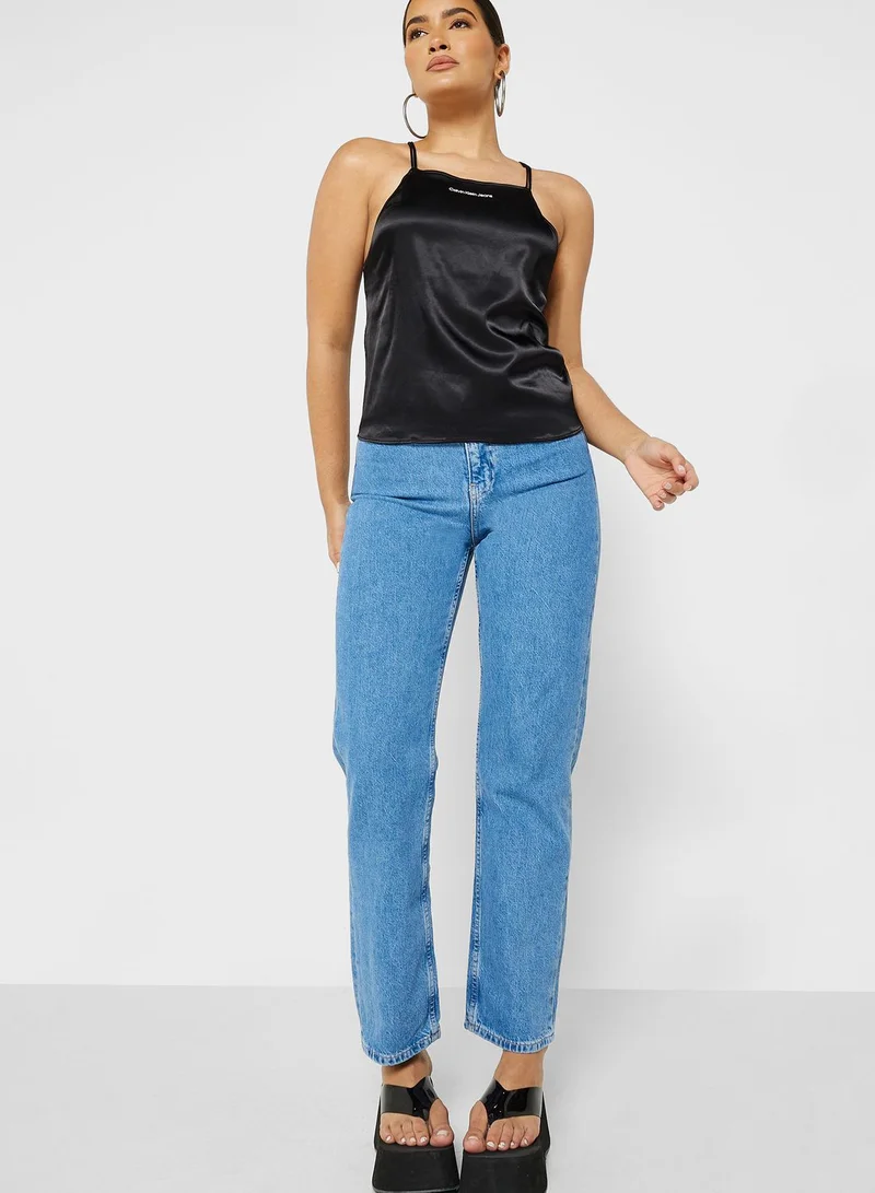 Calvin Klein Jeans Strappy Knitted Tank