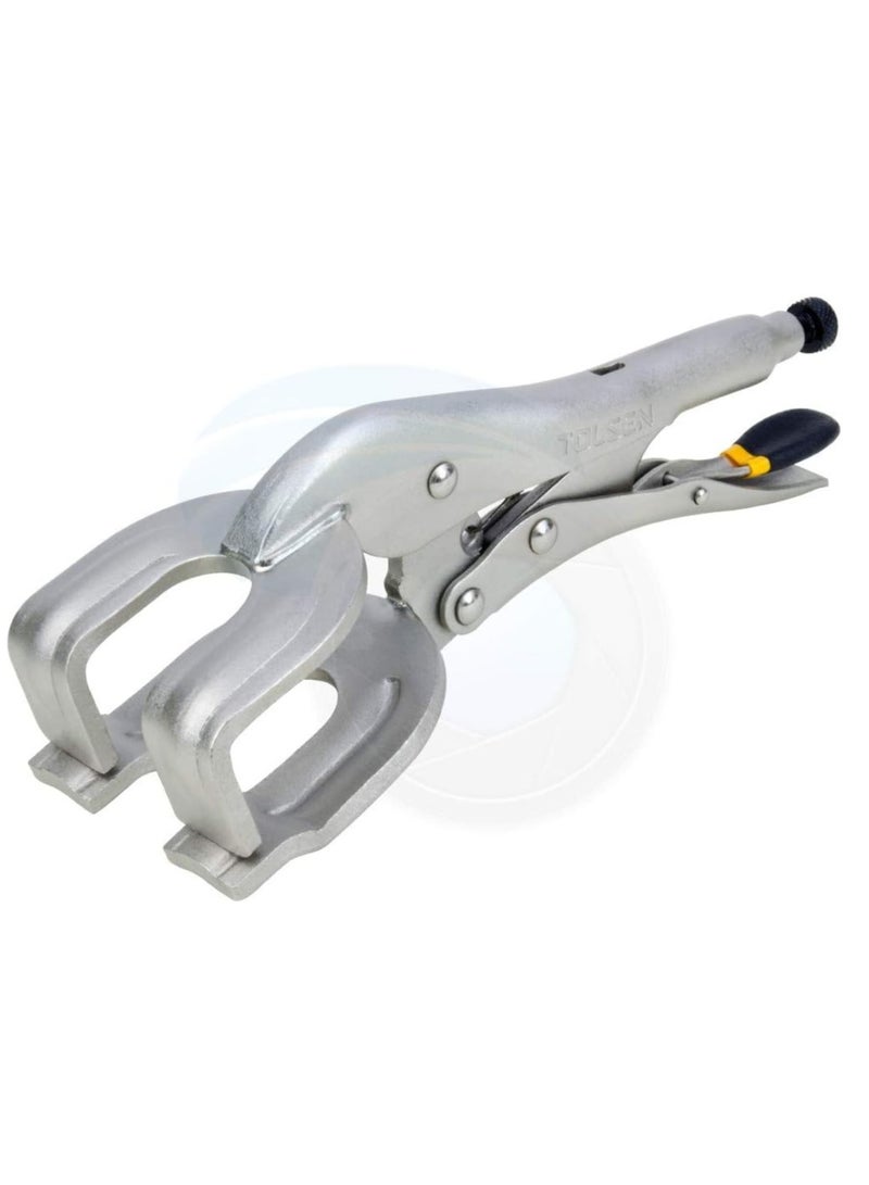 TOLSEN Clamping Clamp 9"" Forged Carbon Steel Nickel Plated - Image 1