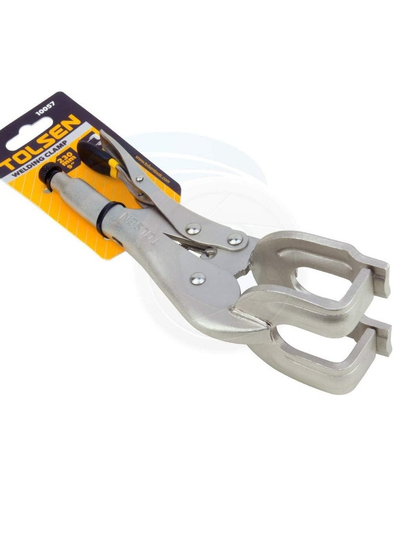 TOLSEN Clamping Clamp 9"" Forged Carbon Steel Nickel Plated - Image 3