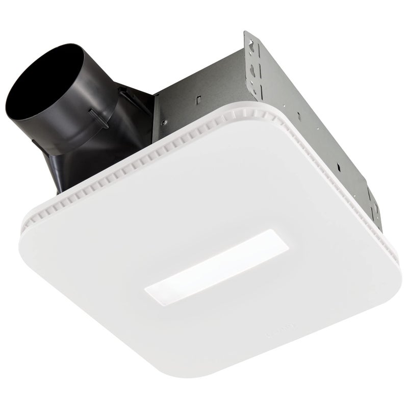 BroanNuTone AE110LK Bathroom Exhaust Fan with Light Easy Install ENERGY STAR Certified Powerful 110 CFM Quiet 10 Sones White