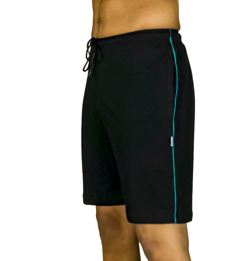 0-DEGREE Men's Relaxed Shorts with Zip Pocket (Multicolor, XL) - Image 3
