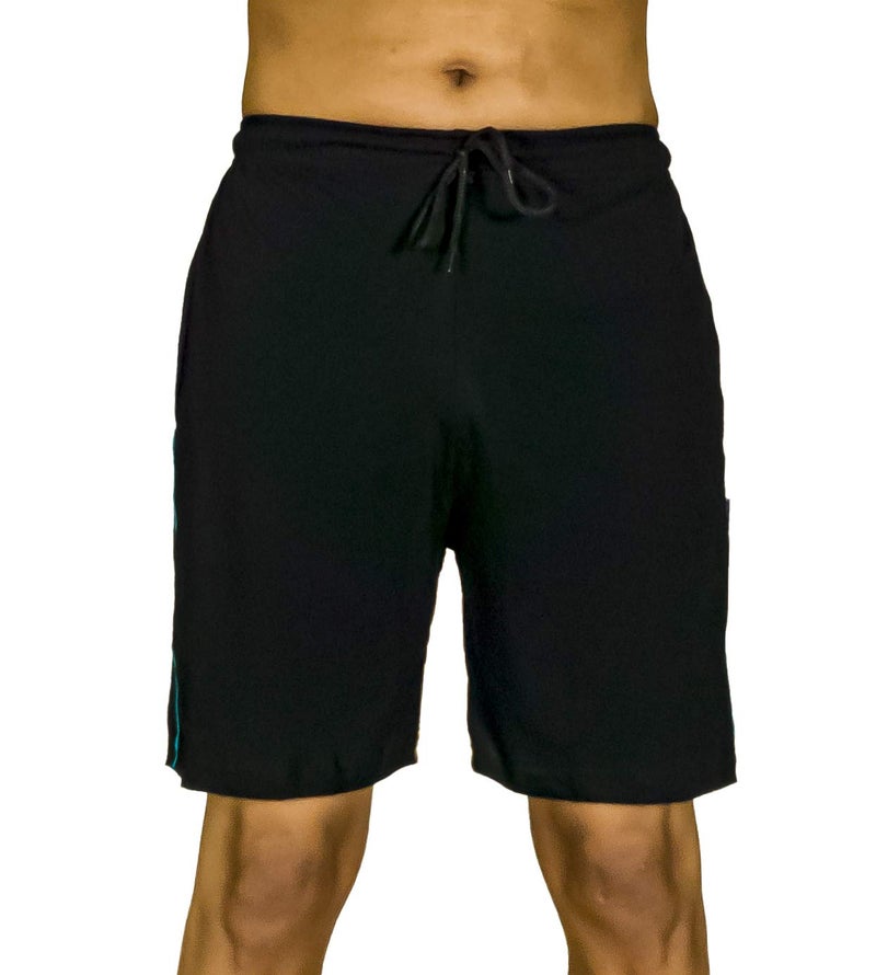 0-DEGREE Men's Relaxed Shorts with Zip Pocket (Multicolor, XL) - Image 2