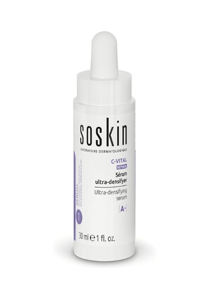 SOSKIN C Vital Ultra-Densifying A+ Serum - 30ml, Anti-Aging, Firming & Brightening - Image 1