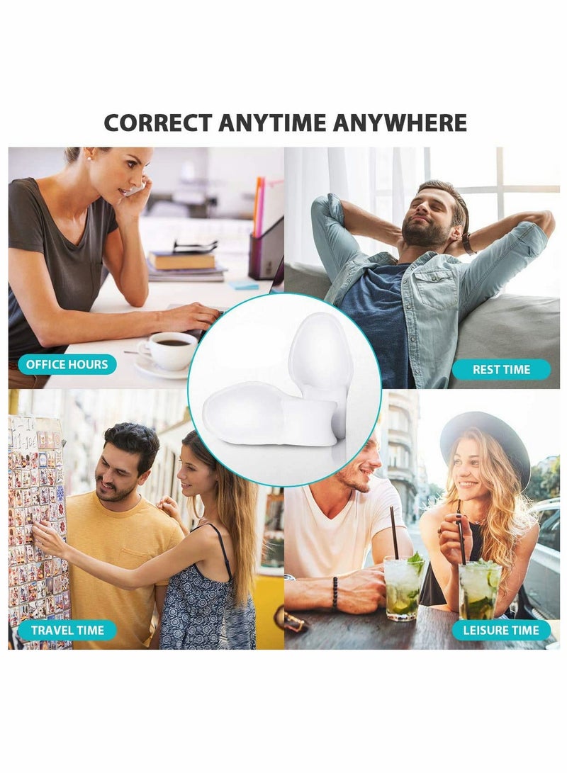 Toe Separator for Bunions and Hammer Toe Pain Relief - Silicone Gel Toe Corrector and Straightener for Big Toe, Hallux Valgus - Comfortable Bunion Splint 1 Pair - Image 4