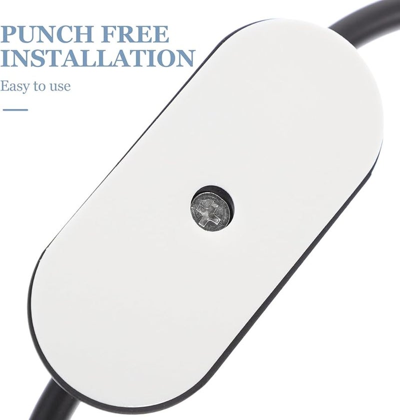 Matte Black Stainless Steel Towel Ring Wall Mounted Rustproof Bathroom Hand Towel Holder - Image 4