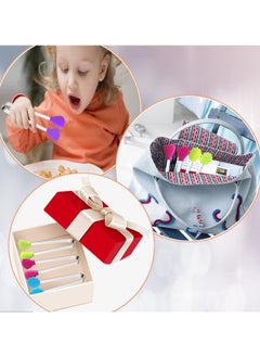 Y&D 6PCS Silicone Mini Tongs, 5Inch Hand Shape Food Colourful Small Kids Kitchen Tongs for Serving Food, Ice Cube, Fruits, Sugar, Barbecue  - Image 4