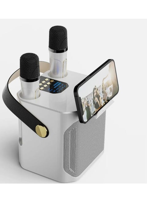 Wireless Karaoke Speaker With Two Wireless Microphone