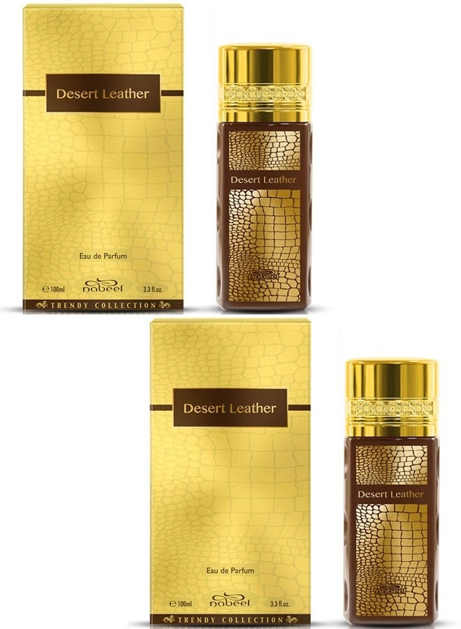 نبيل عبوتان من عطر نبيل ديزرت ليذر أو دو بارفان 100 مل، عطر جريء برائحة الجلد العربي مع عمق خشبي دخاني. - Image 1