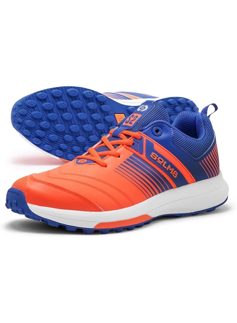 SOLM8 S2 Cricket Shoes Men Boys Junior Players - Advanced Grip Rubber Spikes for Turf/Grass, Ultralight Cushioning in Bright Colors (2025 Edition) - Image 3