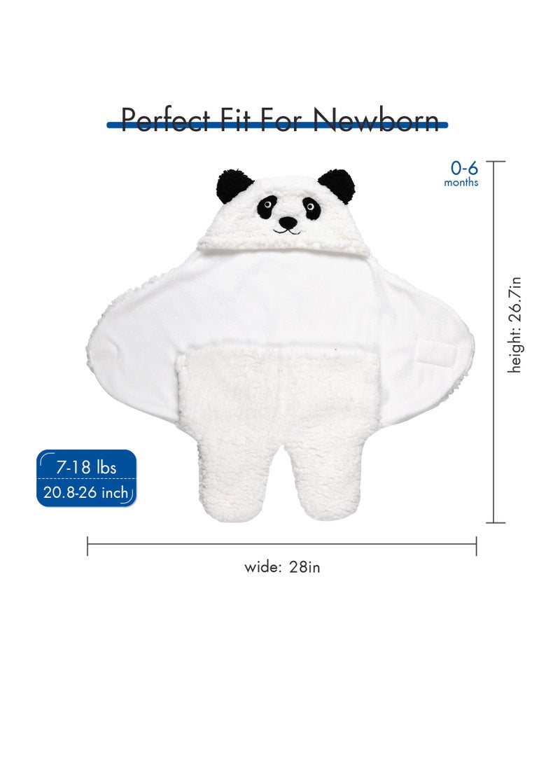 general Adjustable Soft Baby Swaddling Infant Hooded Wearable Blanket Sleeping Bag - Image 3