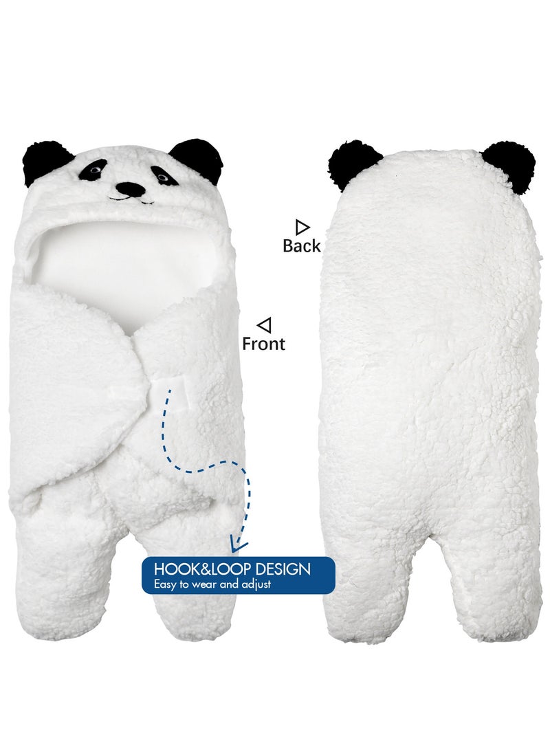 general Adjustable Soft Baby Swaddling Infant Hooded Wearable Blanket Sleeping Bag - Image 4