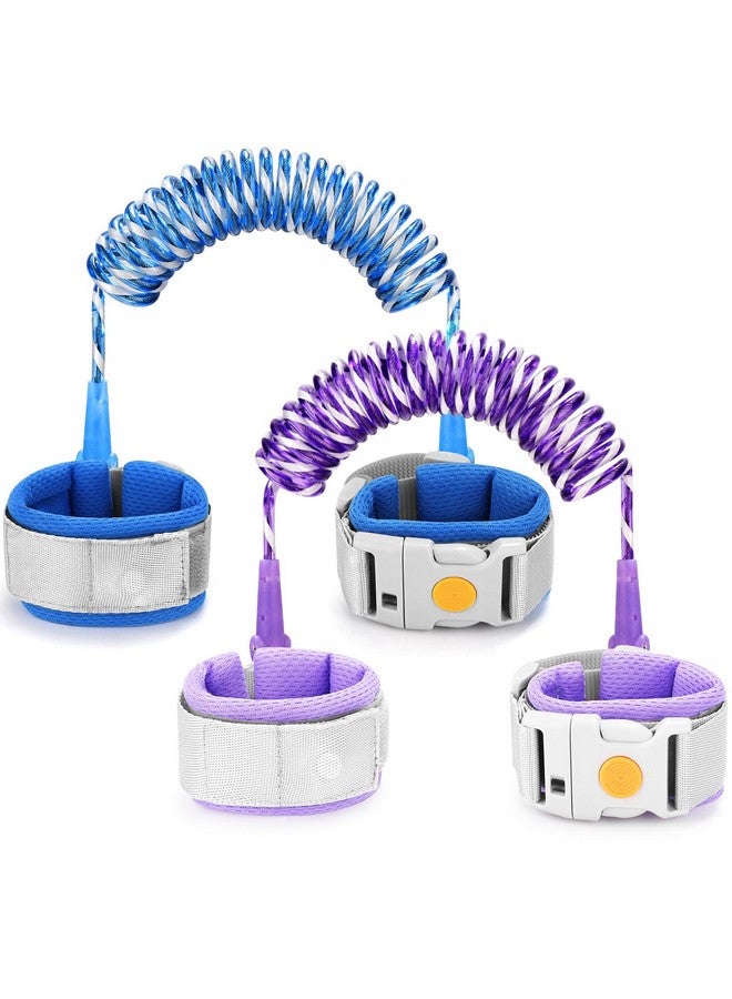 Accmor Anti Lost Wrist Link with Induction Lock, 2 Pack Upgraded Toddler Leash, Reflective Kids Wrist Leash for Baby, Child Walking Wristband with Magnetic Unlock Design for Boys & Girls (6.5ft) - Image 1