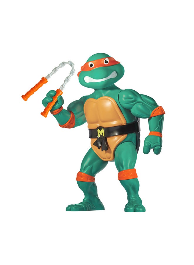 Playmates Teenage Mutant Ninja Turtles- Original Classic Michelangelo Giant Figure - Image 1