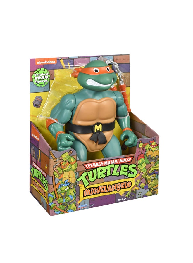 Playmates Teenage Mutant Ninja Turtles- Original Classic Michelangelo Giant Figure - Image 4