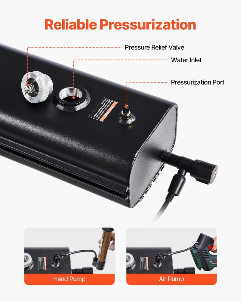 VEVOR 4 Gallon Pressurized Water Tank - Image 5