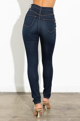 Vibrant Women’s Denim Skinny Jeans – Super Stretch High Waisted Classic Casual Slim Fit Pants VP88 DStone 9 - Image 3