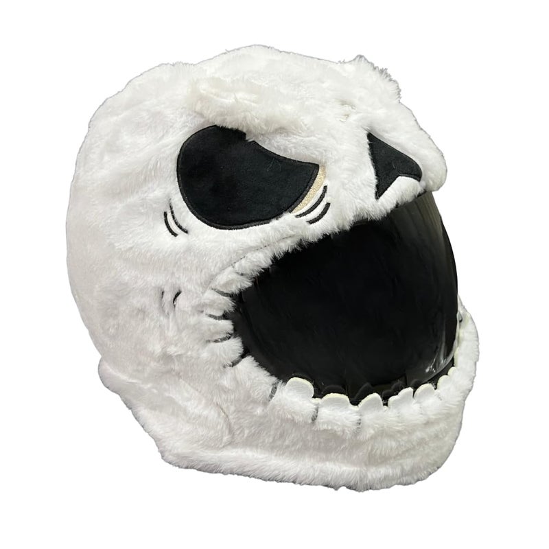 Generic Carbon Moto Gear Skull Motorcycle Helmet Cover Sleeve, Funny Halloween Full Face for Adults D.I.L.L.I.G.A.F. Line  - Image 2