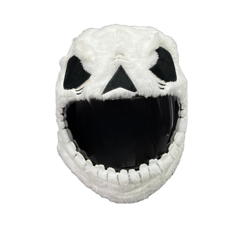 Generic Carbon Moto Gear Skull Motorcycle Helmet Cover Sleeve, Funny Halloween Full Face for Adults D.I.L.L.I.G.A.F. Line  - Image 1