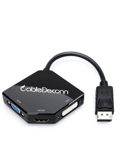 ماركة غير محددة محول كابل متعدد الوظائف من منفذ DisplayPort كبير DP2 إلى HDMI VGA DVI من CABLEDECONN  - Image 5