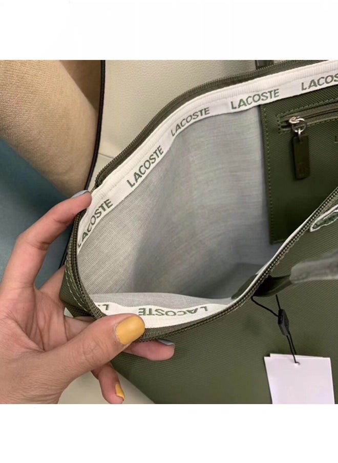 LACOSTE Lacoste Women's Concept Fashion Versatile Small Zipper Handbag Shoulder Bag  - Image 5