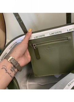 LACOSTE Lacoste Women's Concept Fashion Versatile Small Zipper Handbag Shoulder Bag  - Image 4
