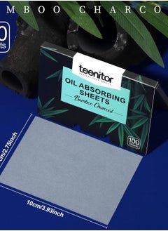 Teenitor Teenitor 800 Counts Oil Blotting Papers for Face, Bamboo Charcoal Oil Absorbing Sheets for Oily Skin, Oil Blotting Sheets for Face, Oil Absorbent Pads...  - Image 2