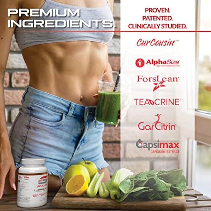 Granite Supplements Thermo Burn by Granite, New Advanced Formula for Thermogenic, Metabolic, Mood & Appetite Support with Alpha GPC, Theobromine, & 5-HTP (90 Capsules) - Image 3