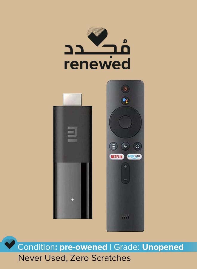 Xiaomi Renewed - Mi Android TV Stick with Built in Chromecast – Full HD 1080p (MDZ-24) Black - Image 1