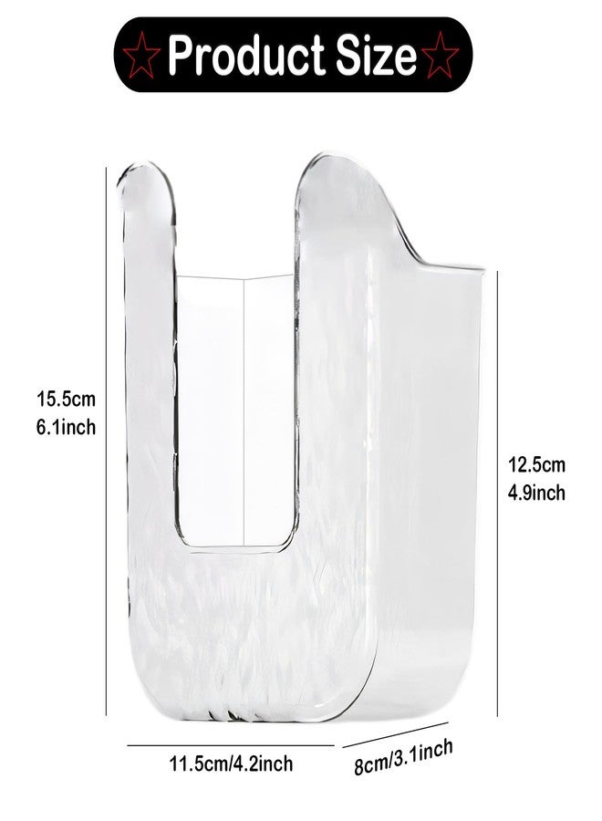 Xanadued Kitchen Wipes Storage, Flushable Wipes Holder for Bathroom, Wall-Mounted Tissue Box, Non-Slip Flushable Wipes Holder, Wipe Container, Wipes Dispenser for Kitchen Bedroom Bathroom, White - Image 2