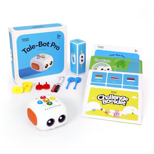 MatataStudio Upgraded Talebot Pro Coding Robot for Kids Aged 35 Education Learning Toys for Toddlers to Learn Early Programming ScreenFree STEM Robotics for Classroom Prek Kids Homeschool - Image 1