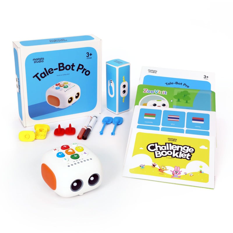 MatataStudio Upgraded Talebot Pro Coding Robot for Kids Aged 35 Education Learning Toys for Toddlers to Learn Early Programming ScreenFree STEM Robotics for Classroom Prek Kids Homeschool - Image 2