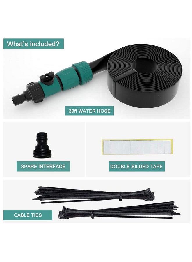 Bobor Trampoline Sprinkler For Kids Outdoor Backyard Water Park Fun Summer Outdoor Water Sprinkler Toys For Boys Girls (Black 39Ft) - Image 4