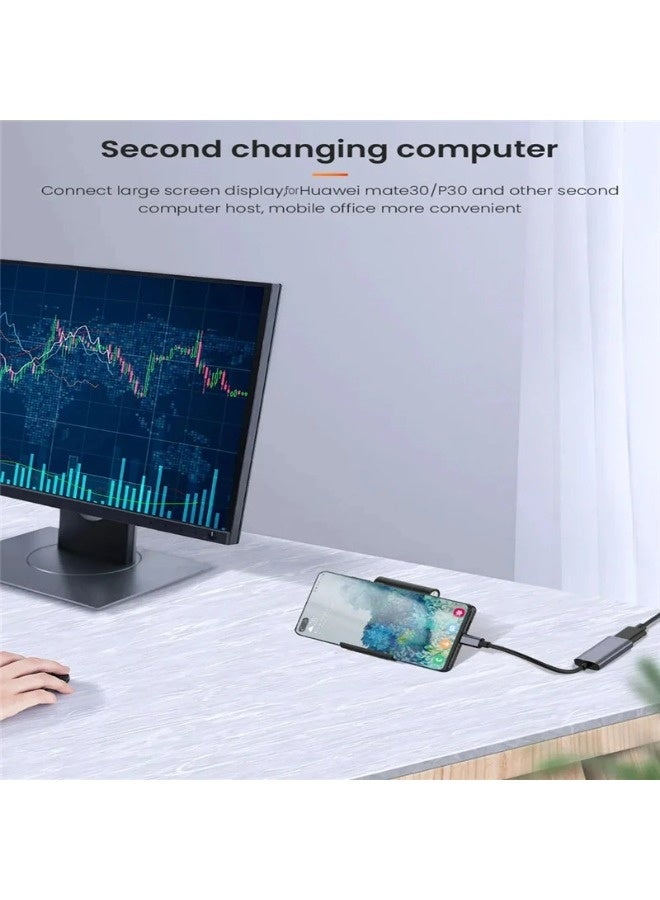 الصفحة الرئيسية محول USB C إلى HDMI 4K@60Hz، محول من النوع C إلى HDMI 2.0 متوافق مع Thunderbolt 4 - لسلسلة iPhone17/16/15 الجديدة، iPad Pro، MacBook، Samsung S24/S23 Ultra، Huawei P60 - Image 5