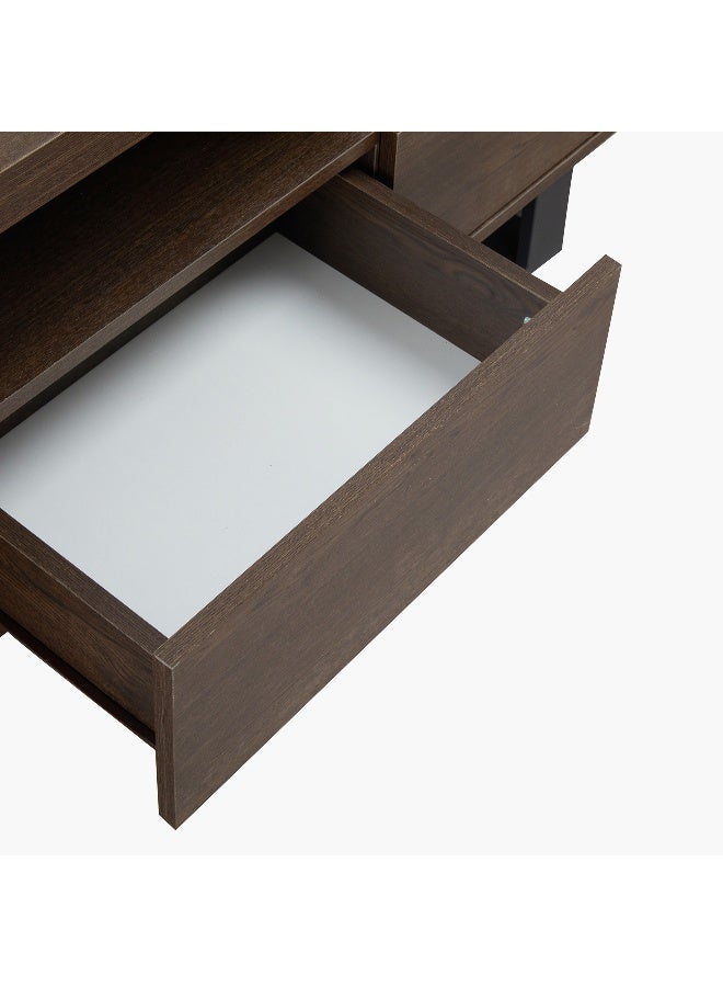 Home Box وحدة تلفاز إيريس لتلفاز 75 بوصة - بني داكن - Image 5