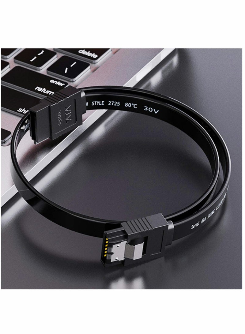 Y&D WDS SATA 3.0 Cable, 6Gbps Straight HDD SDD Data Cable with Locking Latch, 15 Inch Compatible for HDD, SSD, CD Driver, 2 pcs - Image 5