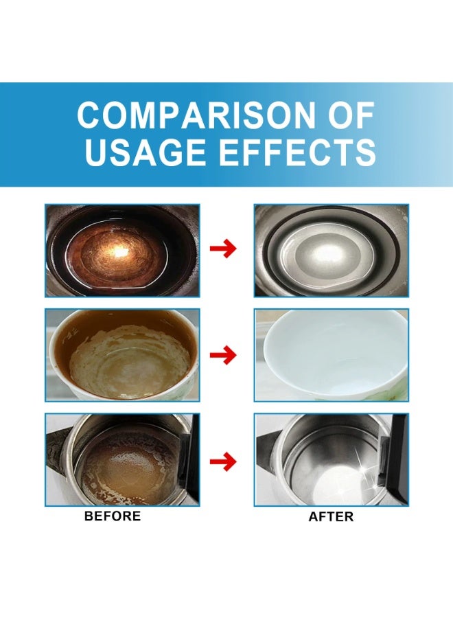 Jakehoe Descaling Effervescent Tablets, Limescale Remover Tablets for Kettles and Coffee Makers, Effectively Remove Stubborn Limescale, Stains & Mineral Deposits - Image 5