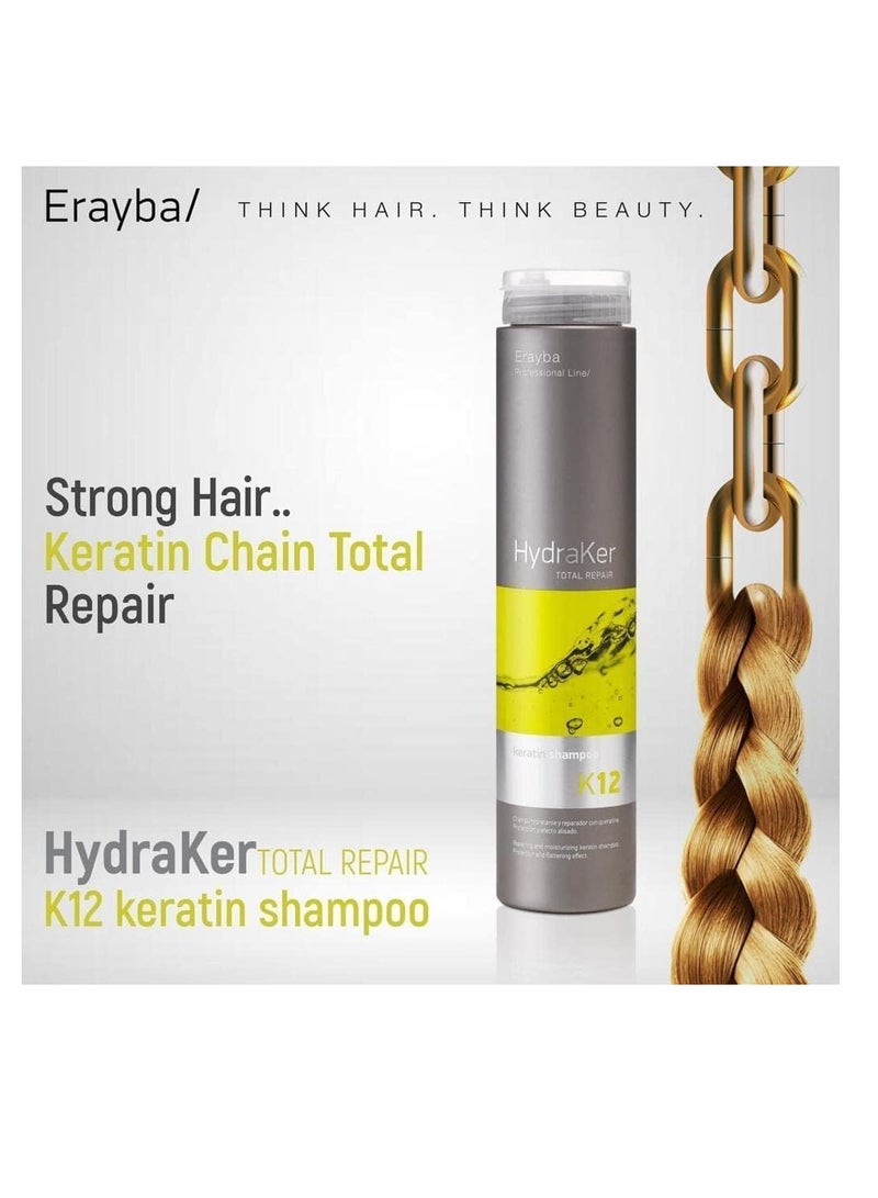 Erayba Hydracare K12 Keratin Shampoo 250ml - Image 3