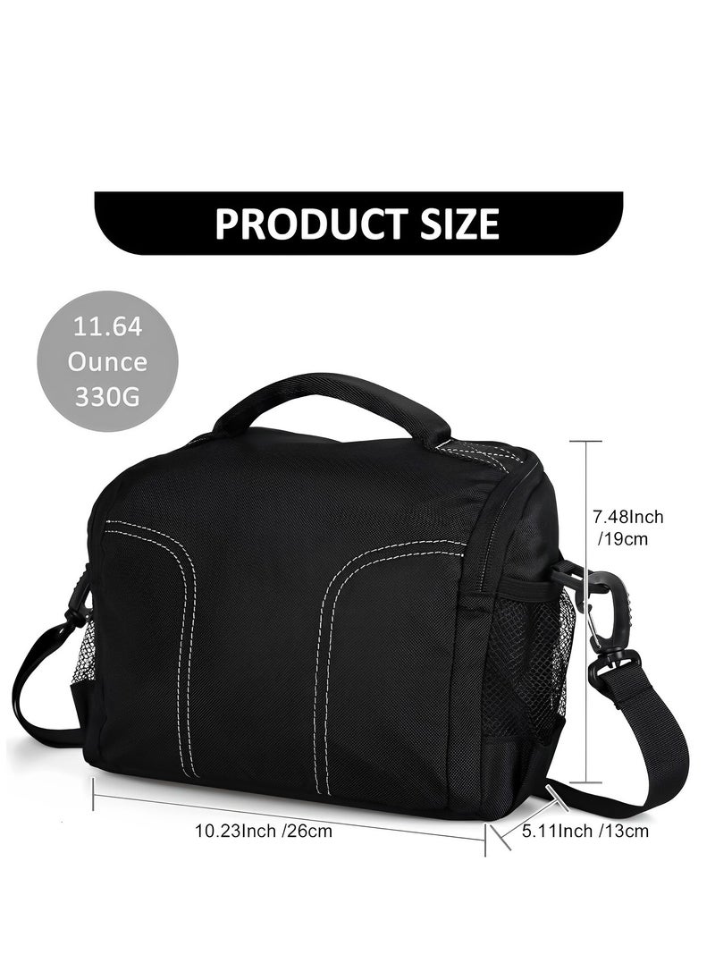 Skycare - Waterproof Anti-shock Camera Travel Bag - Shoulder Crossbody Sling Bag Medium Soft Padded Case for Men and Women, Compatible with Nikon Canon Sony Pentax Olympus Panasonic DSLR SLR Mirrorless Cameras - Image 1