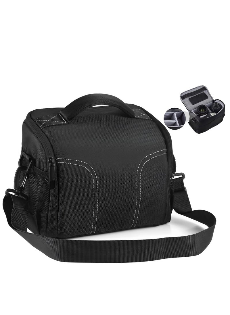 Skycare - Waterproof Anti-shock Camera Travel Bag - Shoulder Crossbody Sling Bag Medium Soft Padded Case for Men and Women, Compatible with Nikon Canon Sony Pentax Olympus Panasonic DSLR SLR Mirrorless Cameras - Image 1