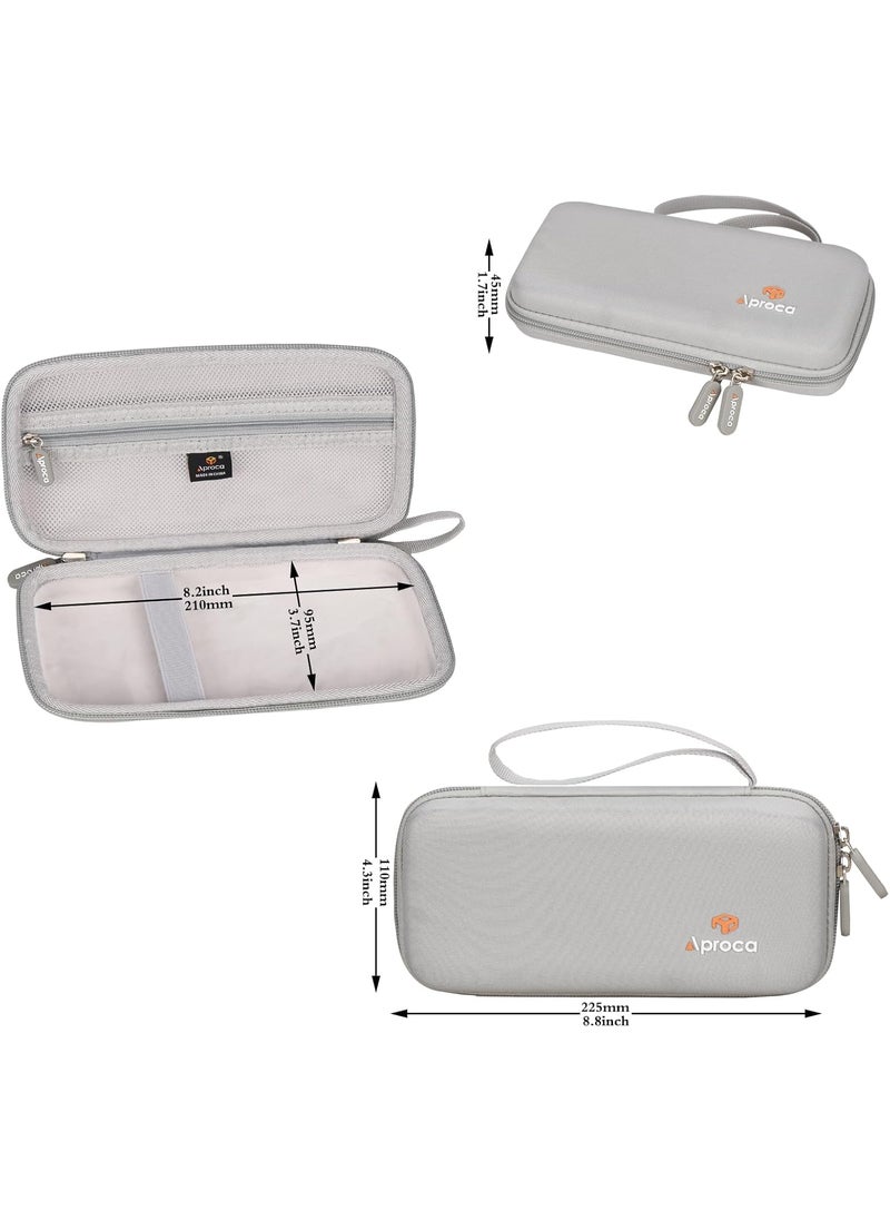 Aproca Aproca Grey Hard Storage Case for Texas Instruments TI84 Plus CETINspire CX II CAS Color Graphing Calculator  - Image 5