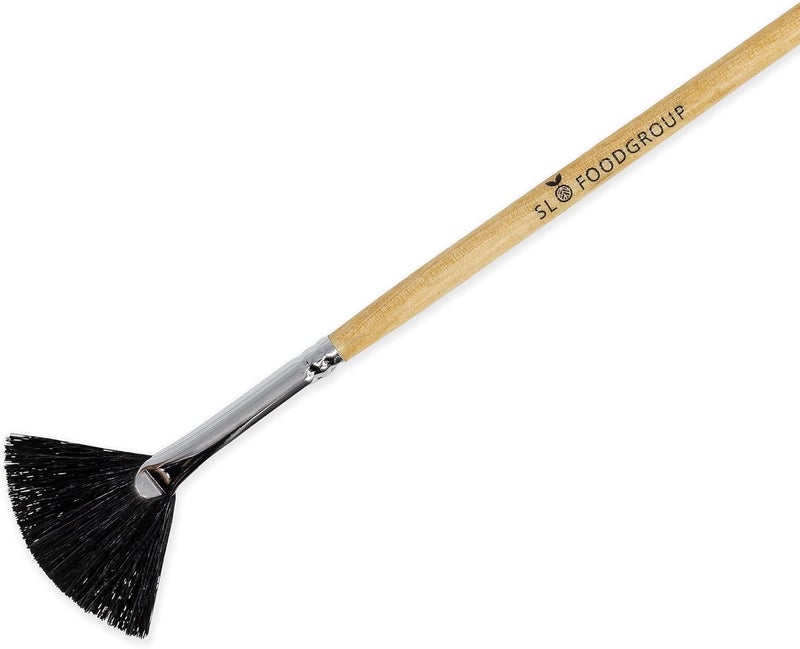 Slofoodgroup - Gilding Fan Brush - Size 2 - Fan Brush for Gold and Silver Application - Fan Style Brush Top for Gold and Silver Projects - Image 2